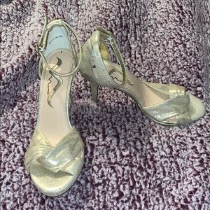 Nina gold heels